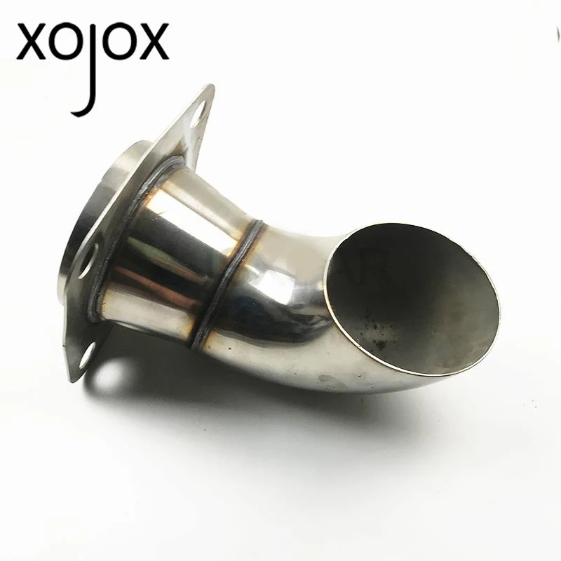 XOJOX For Komatsu PC300-360-7 muffler exhaust pipe elbow smoke elbow pipe stainless steel smoke outlet pipe high quality