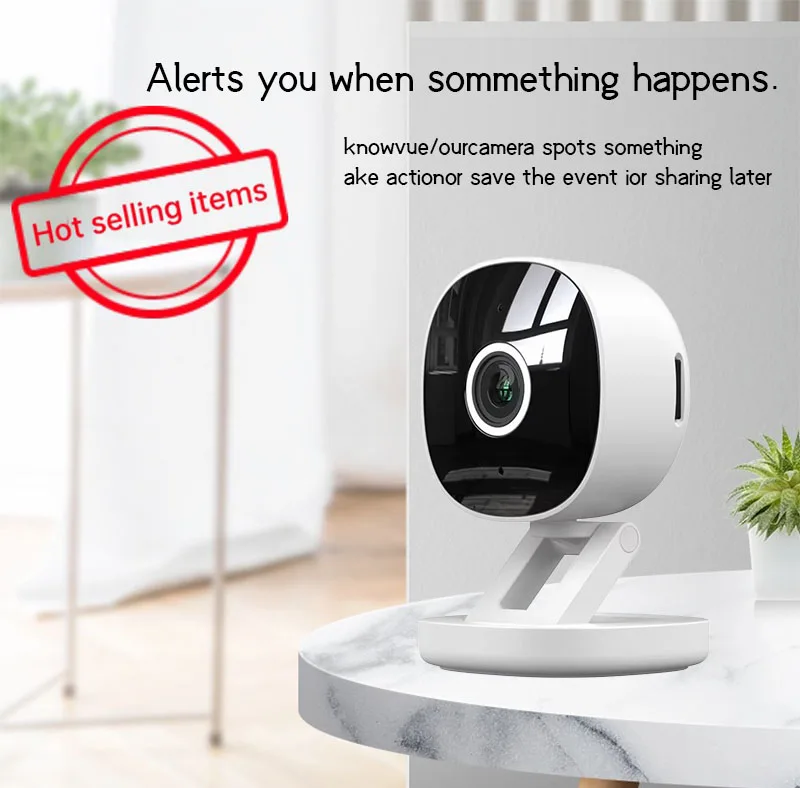 GEEYAN Indoor Security Camera E1, Pan & Tilt, HomeKit Secure Video Indoor Camera, Two-Way Audio, Night Vision, Person Tracking