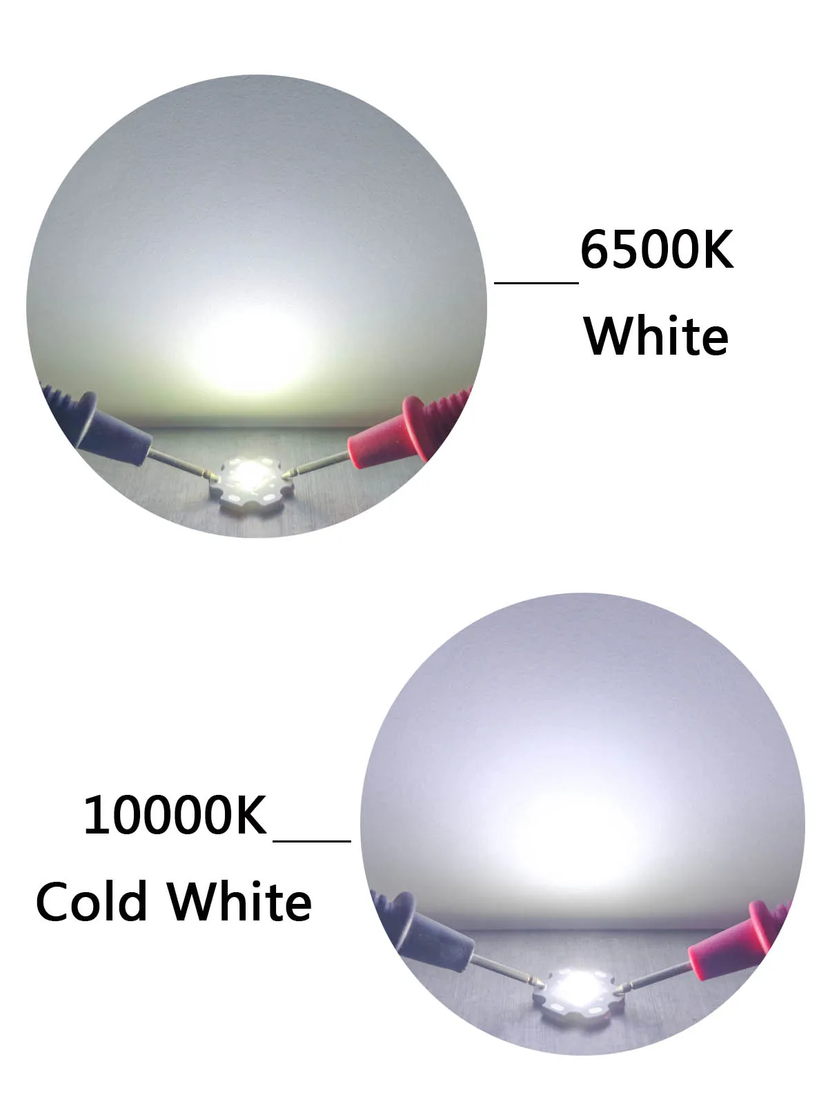 Perles LED 3W 5W 10W 18W DC3V 12mm 14mm 16mm 20mm, puce COB LED haute puissance, Diodes blanc froid, bricolage pour lampe torche, éclairage de voiture