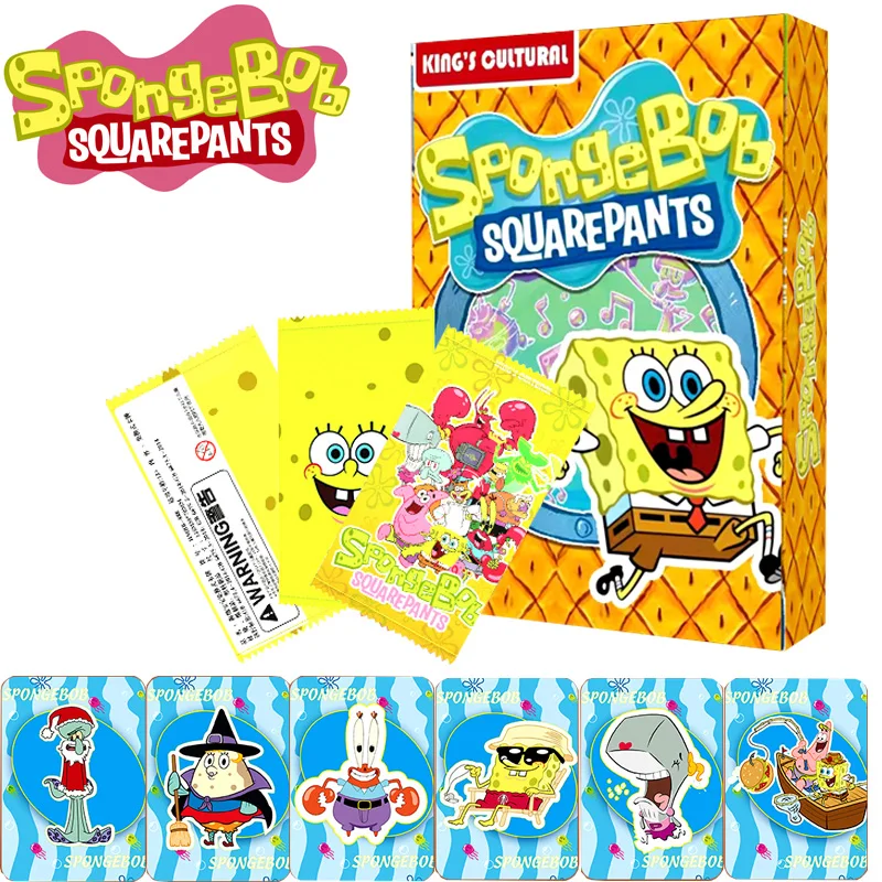 

SpongeBob SquarePants Card Bob Patrick Star Squidward Cute Funny Beach Adventure Limited Collection Card Birthday Surprise Gifts