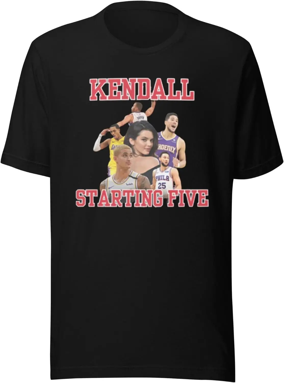 TOP KOALA TEE 100% Cotton Reality TV Show Kendalls Starting Five Crew Neck Unisex Tee - Black T-Shirt for Men and Women