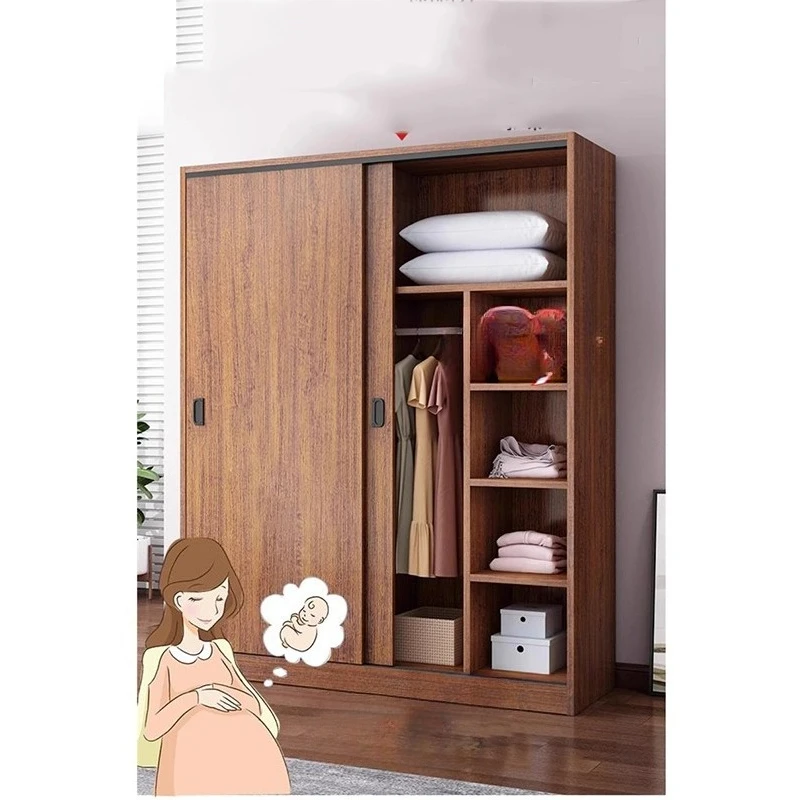 Luxury Sliding Door Wardrobes Medium Drawers Aesthetic Clothes Storage Closet Bedroom Organizer