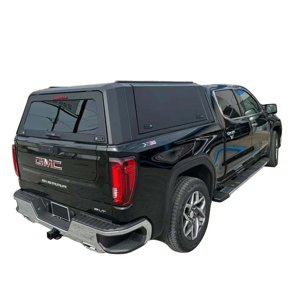 Pickup Truck Bed Topper Caps Waterproof Pickup Hard Top Canopy Camper Custom-fit For GMC Sierra Jeep GWM PAO POER view 6