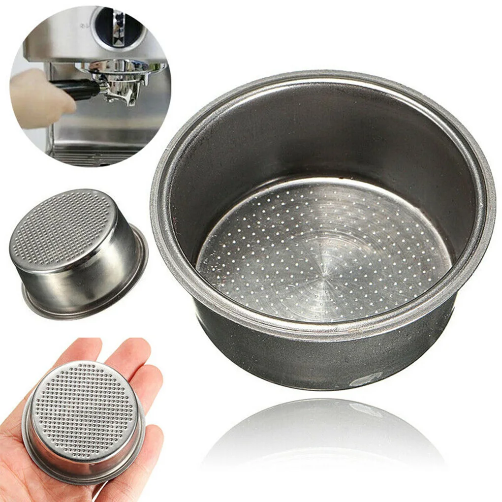 Coffee Maker Filter Professional Metal Replacement Component Dual-cup Filtration Cup Replacing Accessories Strainer Part