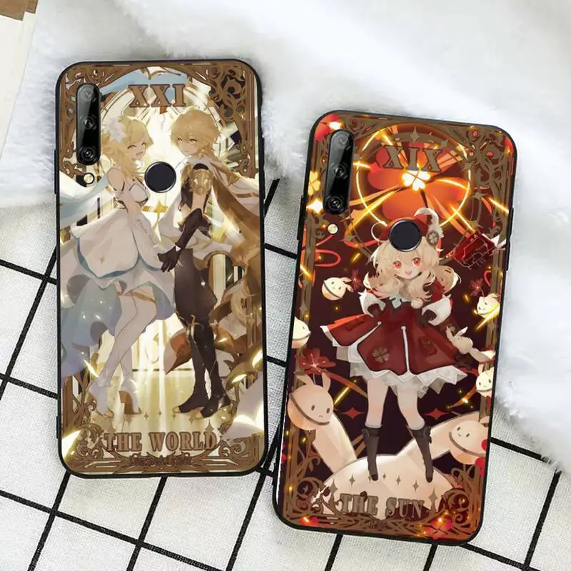 Anime Genshin Impact Phone Case for Huawei Honor 10 i 8X C 5A 20 9 10 30 lite pro Voew 10 20 V30