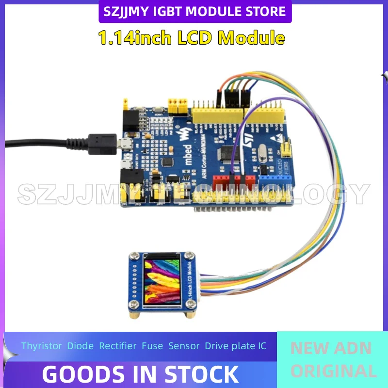 Raspberry Pi 1,14-calowy układ sterownika ST7789 IPS kolorowy wyświetlacz LCD interfejs SPI NOWY ORYGINALNY W MAGAZYNIE