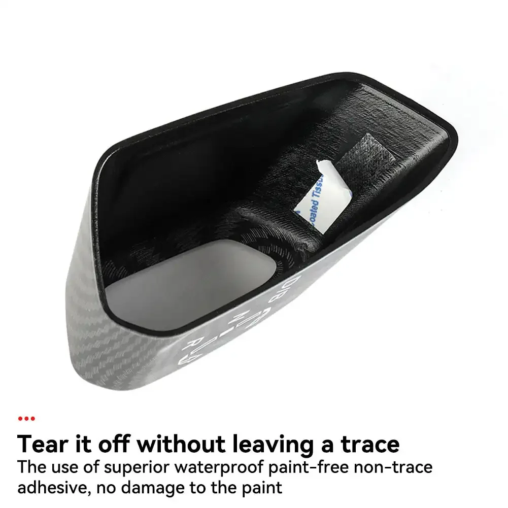 ألياف الكربون مقبض تروس السيارة إطار لوحة الزخرفية و P غطاء أزرار الكسوة الداخلية لشركة فولكس فاجن فولكس فاجن ID.3 ID.4 ID3 ID4 CROZZ ID6 #3