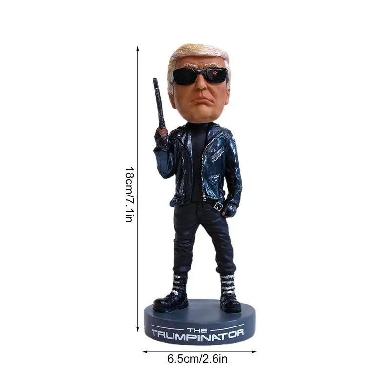 Männer Wackelkopf Erwachsene Statue Harz American Ehemaliger Präsident Wackelkopf Präsident Republikaner Amerikaner Lustige Figur