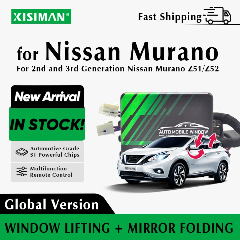 For Nissan Murano Z51 Z52 Window Lifter And Side Mirror Folding Car Power Window Closer Intelligent System Accessories