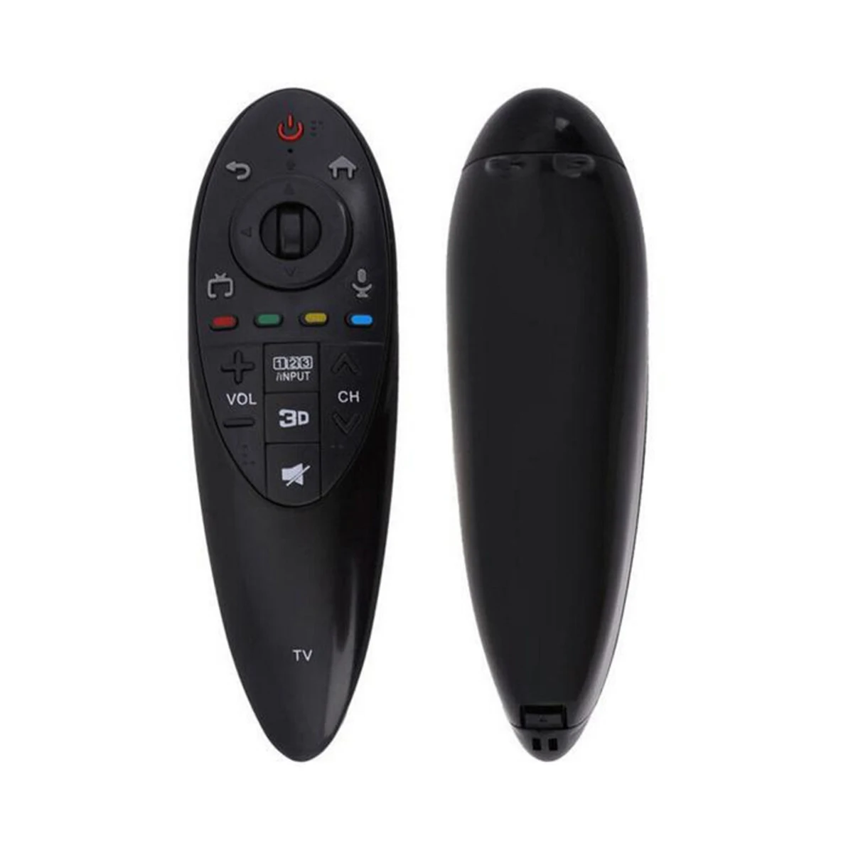 

Smart Remote Control Shockproof Dustproof Skin-friendly 3D Universal Remote for AN-MR500G ABS Anti-slip Wide Ports Buttons