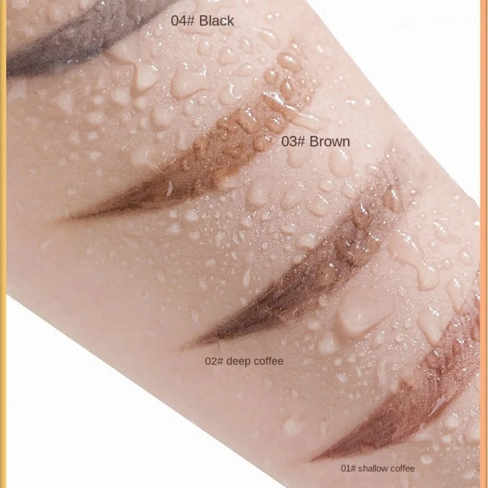 Professional Waterproof Matte Eyebrow Pen Dual Tip with Brush Brow Pencil Long-Lasting Non-Smudged Eyebrow Pencil Tint