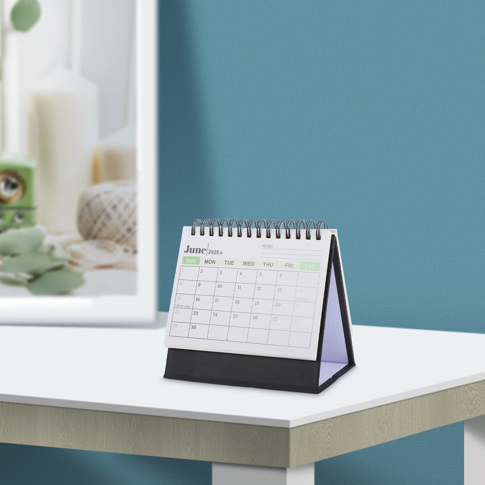 

2025 Lunar Desk Paper Desktop Standing Office Planner Elegant Decorative Desk Calendar Small Business Calendar