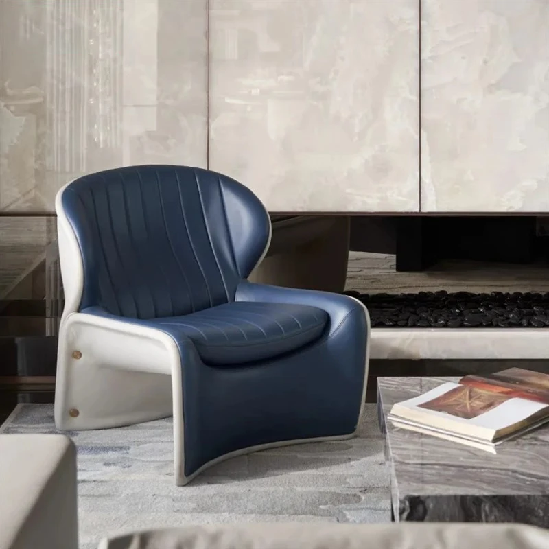 

Nordic Single-Sofa-Stuhl Glasfaser verstärkter Kunststoff Designer kreative Persönlichkeit Hotel Freizeitsessel