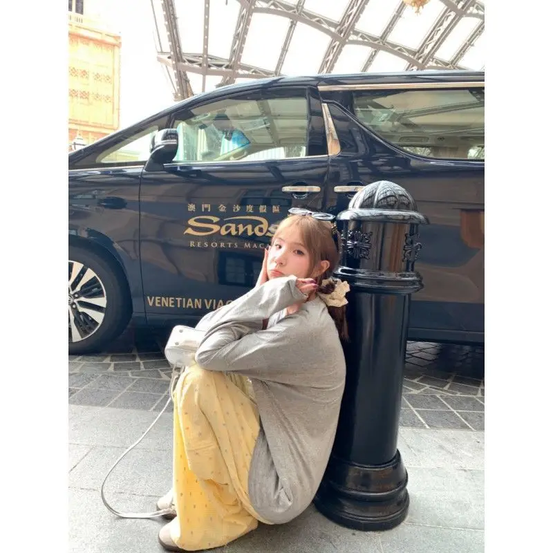 Calças de perna larga vintage das mulheres primavera modal malha cordão leitoso pêssego personalizado concurso agrupado bandagem estética retro