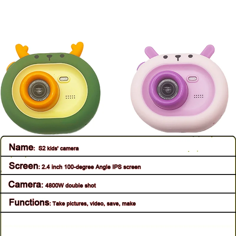 Fotocamera per bambini schermo HD videocamera giocattoli Mini Cam fotocamera istantanea regalo di compleanno per bambini giocattolo per bambini Mini fotocamera