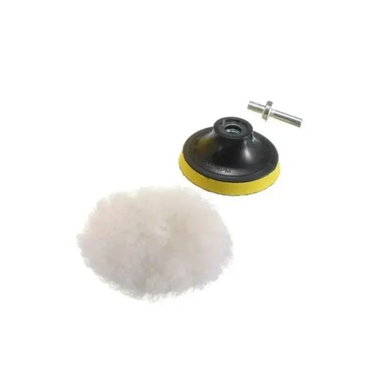 Polishing Sponge Plate Set Imitation Plush Waxing Angle Grinding Cleaning Sponge Wheel Car Beauty Set Electric Drill Polishing