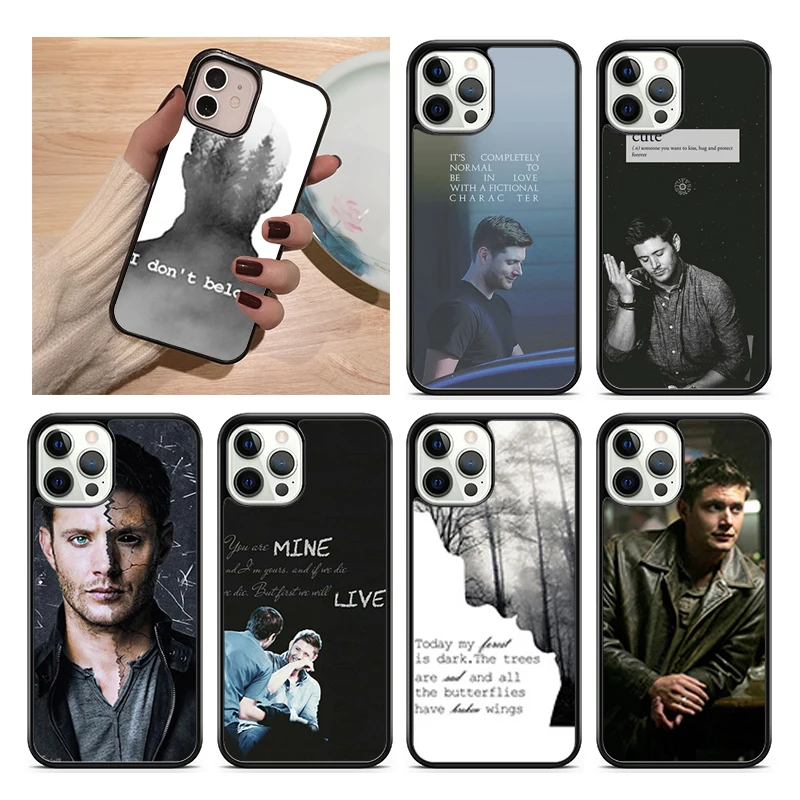 dean winchester supernatural Phone Case Cover For iPhone 15 16 14 XR XS 11 12 13 Mini Pro MAX Plus