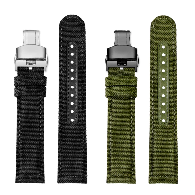 21mm 22mm Nylon Watchband For certina Kinetic Energy Series Seiko PROSPEX Outdoor Sports Waterproof Male Series Canvas Bracelet