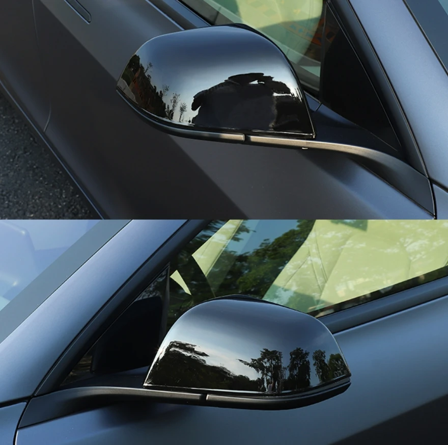 

Auto Accessories Real Carbon Fiber Protective Cover Stickers Decals Car Rearview Mirror Trim For Tesla Model 3 2022 2021-2017