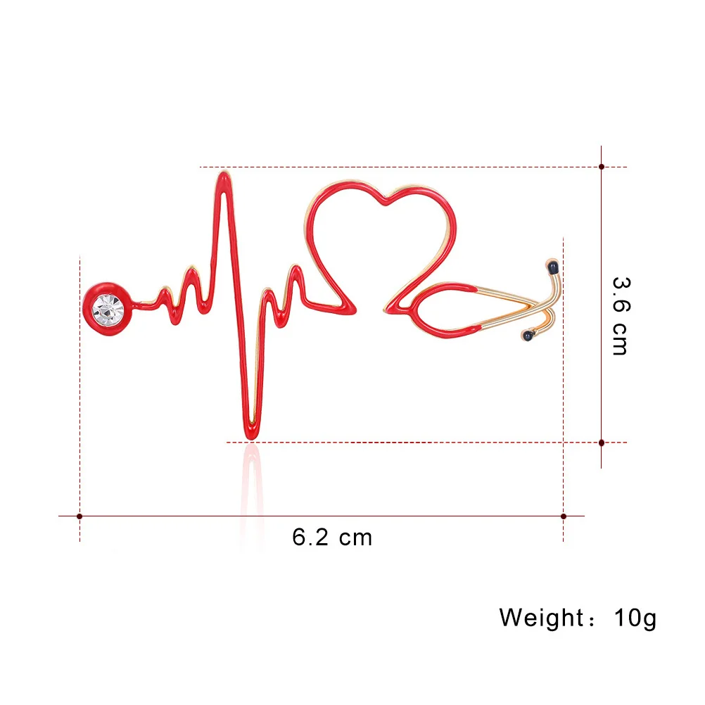 Ecg Heartbeat Brooc…