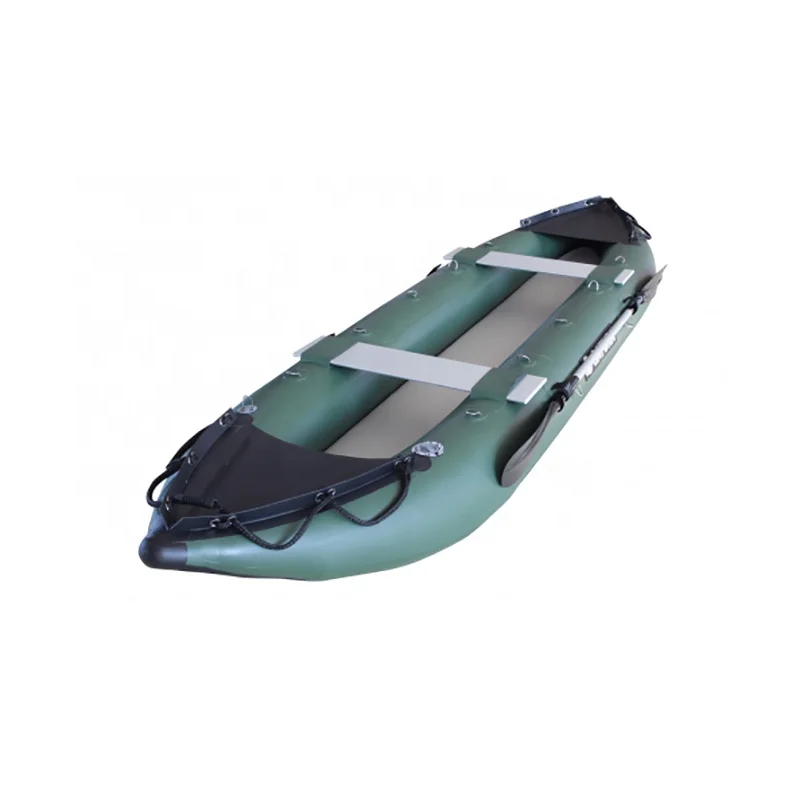 New China PVC Full Drop Stitch Fishing Aluminum Seat Water Canoe Inflatable Kayak Rowing Boat