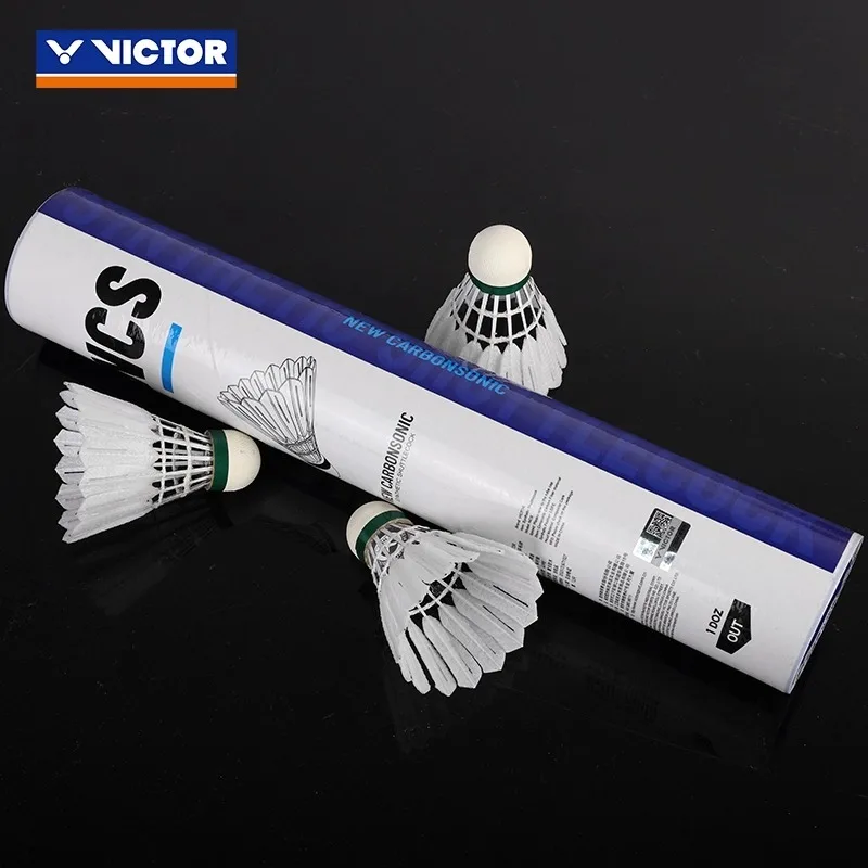 VICTOR 배드민턴 셔틀콕 12개입 이미지