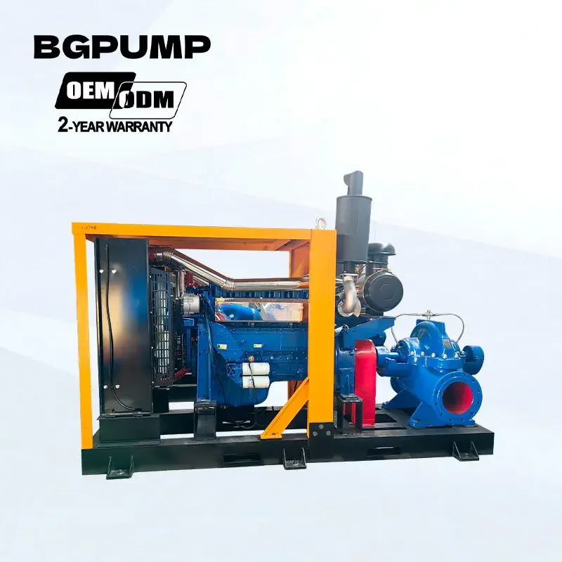 

Supported Customizable High-Pressure Centrifugal Double Drive Pump System for Engine Clean Water Fire Truck Pump