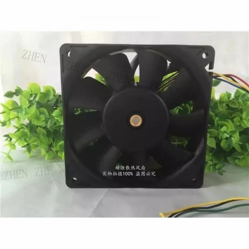 Y for  V34809-35ENT2 DC12V 3.3A 120*120*38MM 4-Wire Cooling Fan