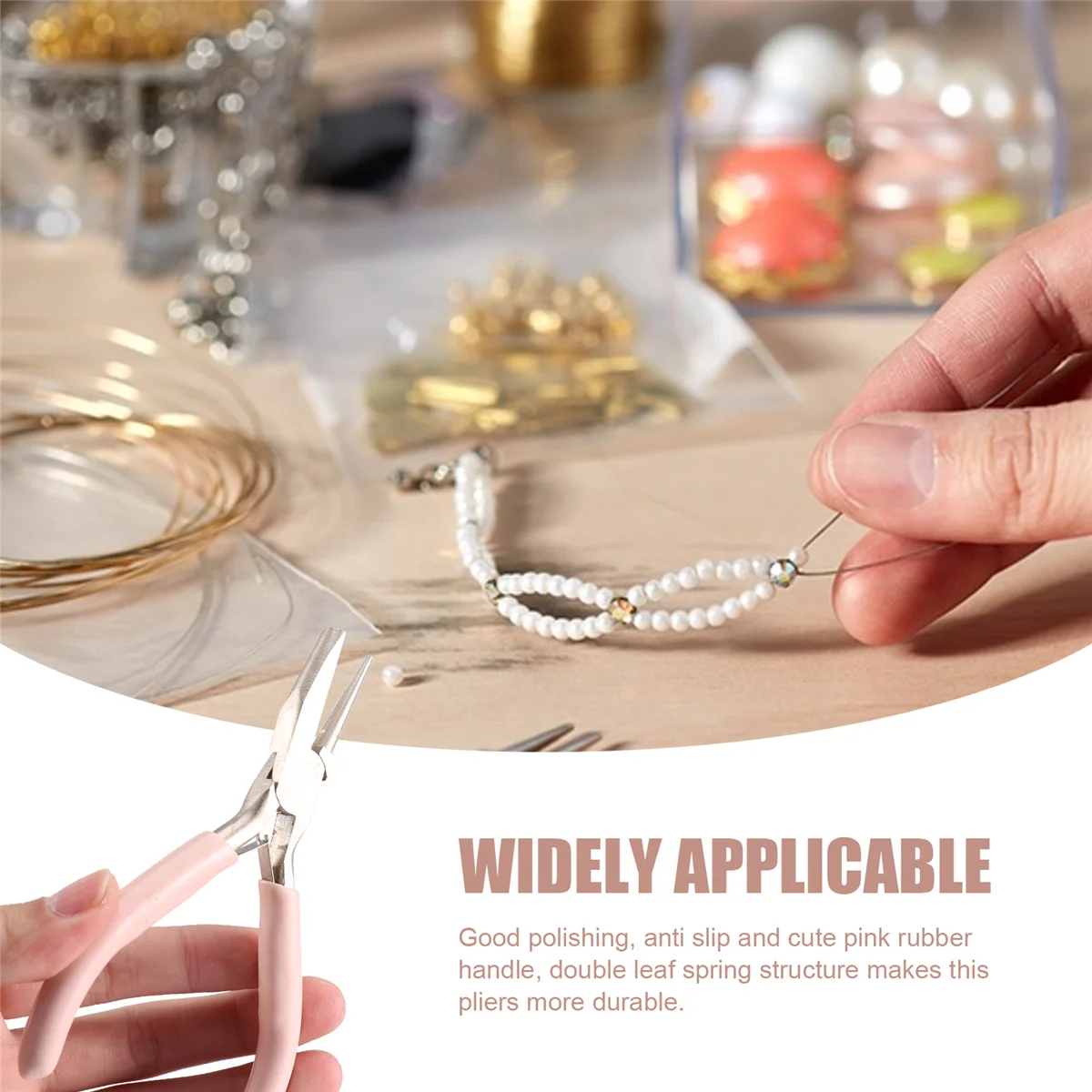 High-end Round Concave Plier Wire Looping Plier Mini Precision Plier Wire Bending Tools for DIY Jewelry Making Hobby Projects