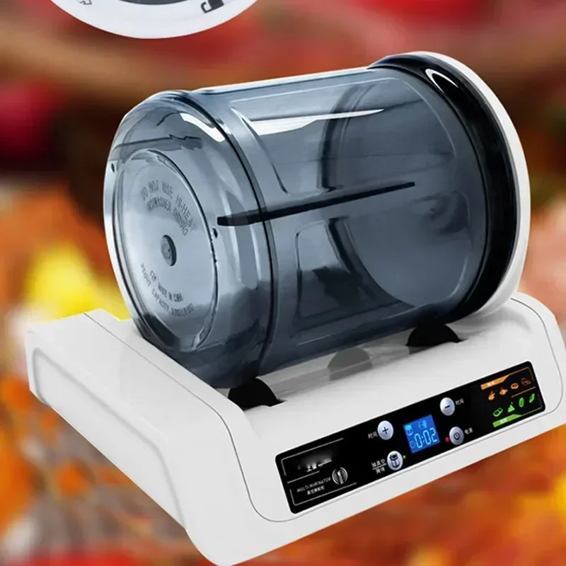 Desktop - Vacuum Marinating Machine - Rolling Kneading Meat Machine Commercial Burger Shop Chicken Wings Wrapping