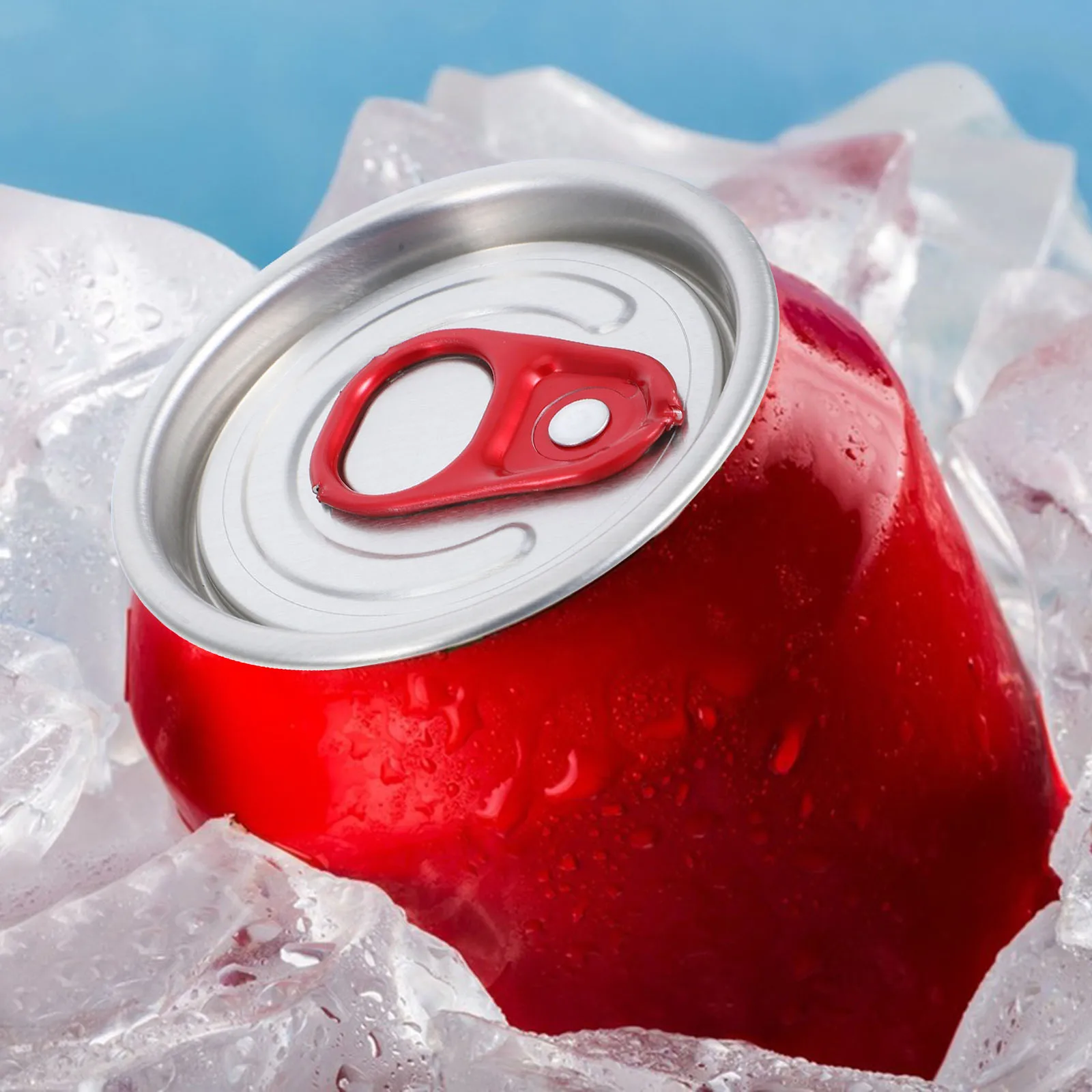 

10 Pcs Aluminum Easy-pull Cover Soda Can Covers Lid Open Red Canning Jar Lids Wide Mouth