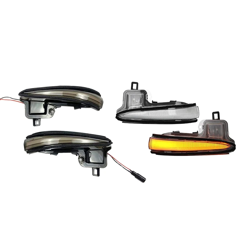 LED Turn Signal Lights, Sequential Dynamic Indicator Strip 2019-2021 RAV4, Highlander XU70 Transparent Turn Signal