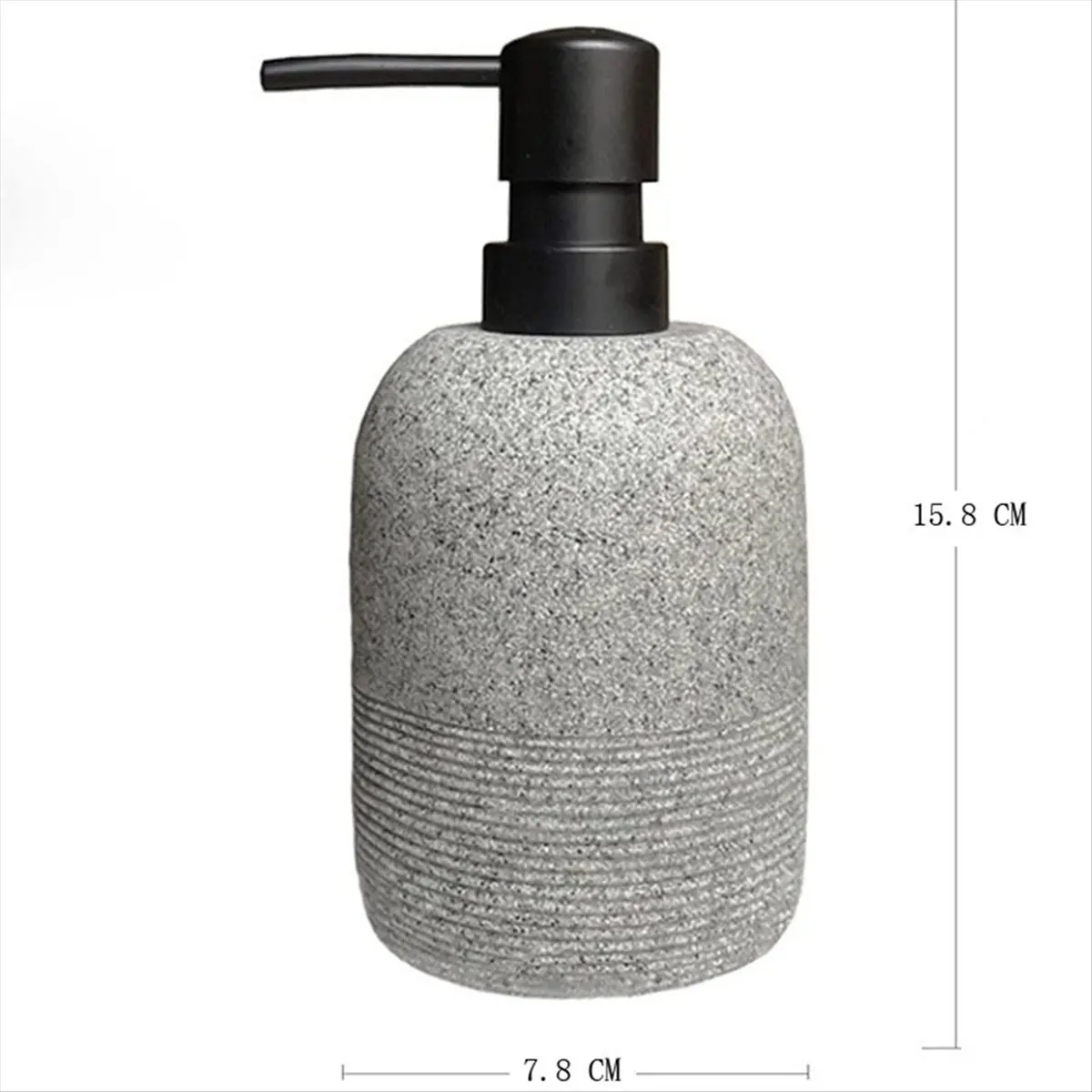 A62X Handwashing Fluid Dispenser ,Soap Dispenser for Bathroom Countertop,Dish Wash Soap Dispenser for Kitchen(Black)