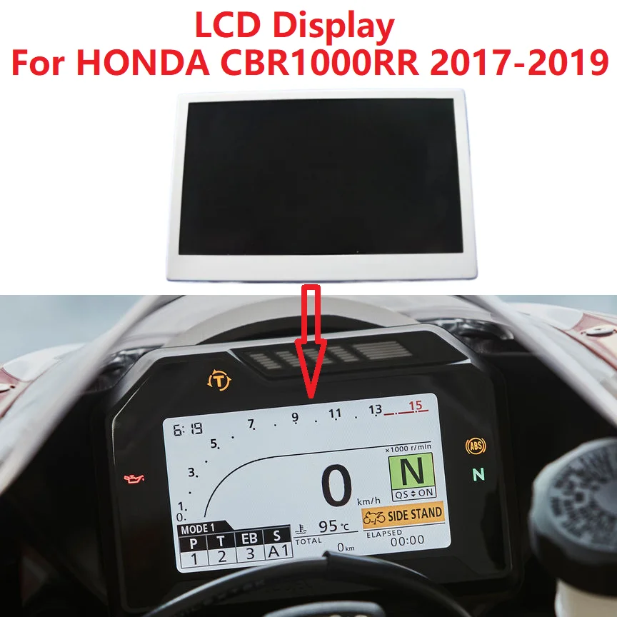 LCD For Honda CBR1000RR CBR 1000RR 2017-2019 instrument Cluster Display Screen