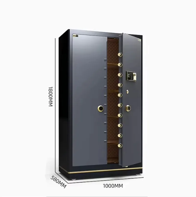 

【Fashionable】Home Office Double Door Electronic Secure Deposit Steel Safe Box for Money Fireproof Storage Safe er