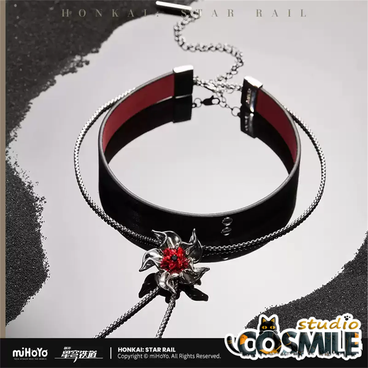 Official Honkai: Star Rail Acheron ヨミ 아케론 Raiden Bosenmori Mei らいでん ぼせんもり めい Necklace Choker Men Woman Fashion Cosplay Prop Dec