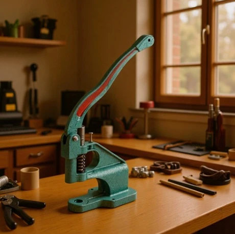 Manual Desktop Hand Press Machine, Snap Eyelet Rivet Install Tool for 831 633 Buttons
