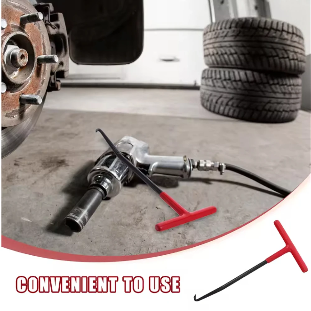 Пружинный крюк мотоцикла, стальной инструмент для натяжения выхлопной трубы, длинная ручка, прочный пружинный съемник для ремонта, удаления, установки