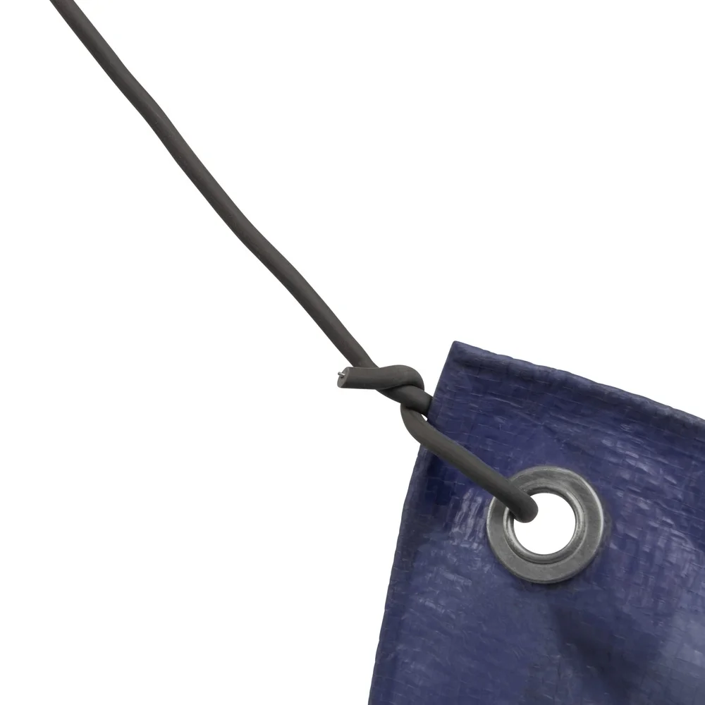 고무 코팅 야외용 와이어 25피트 스풀 40파운드 용량 내구성 있는 트위스트 타이 이상적인 캠핑 사냥 장비 수리용