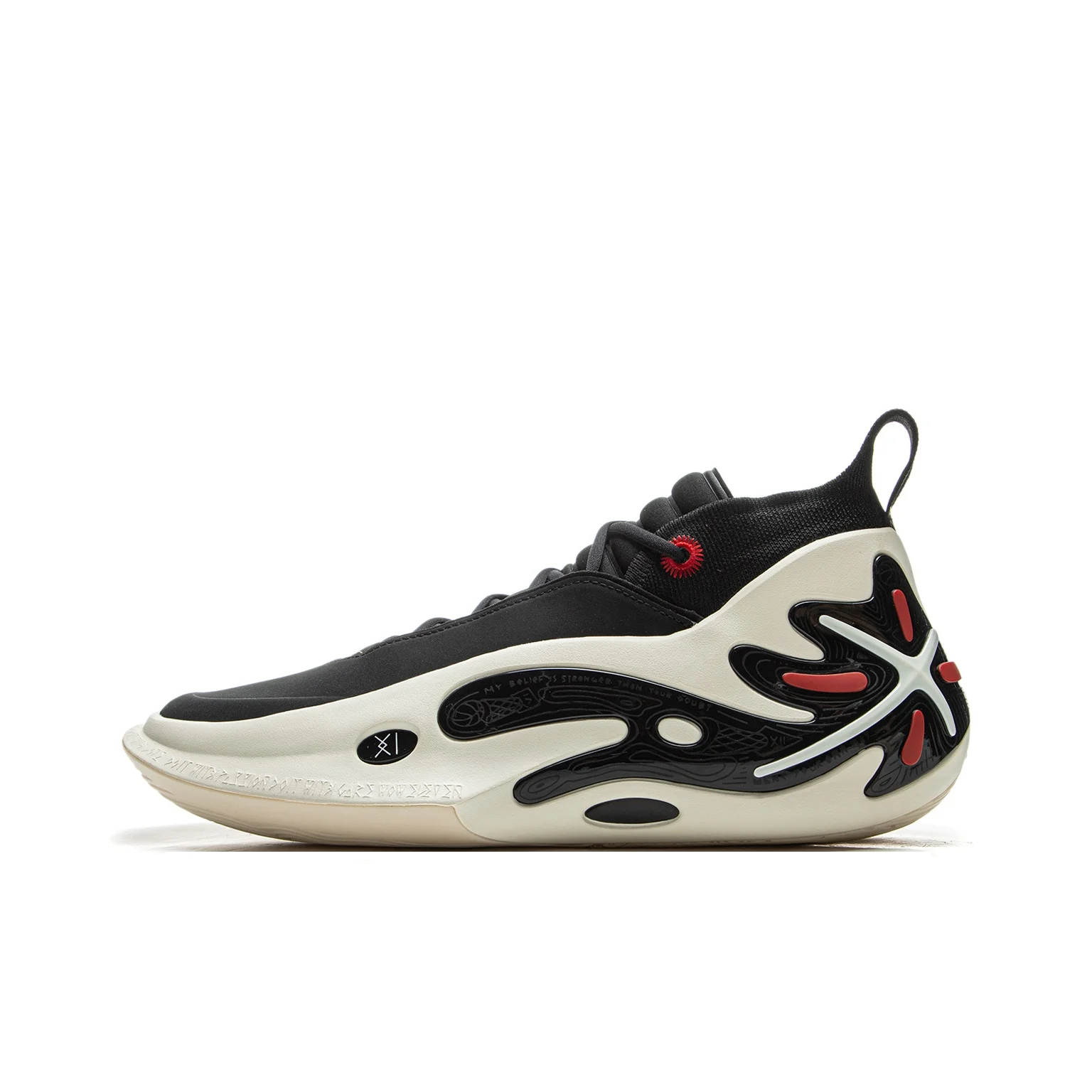 Li Ning WOW11 Mid top Basketball Shoes Men's Black ABAU049-2