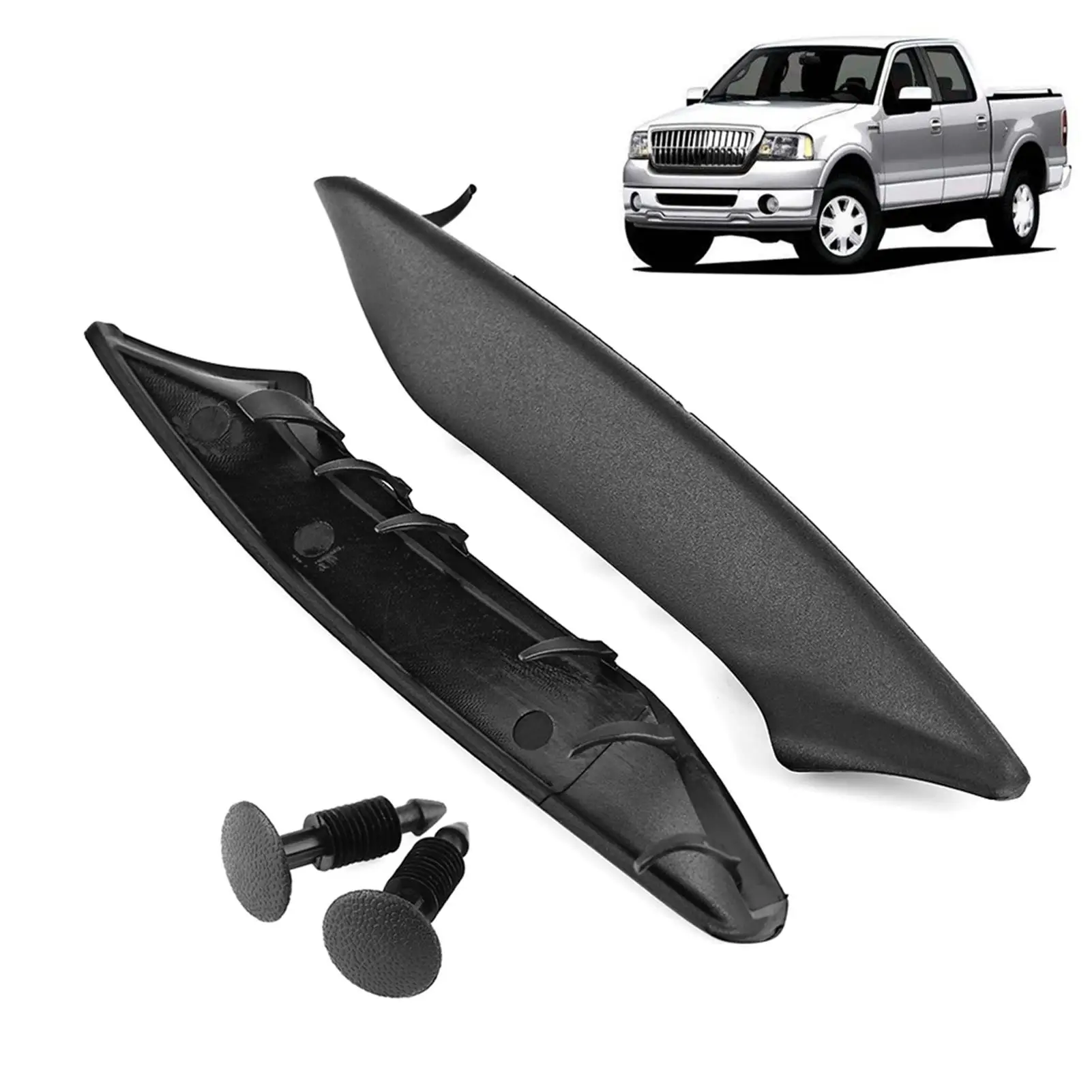 

Car-Styling Windshield Wiper Cowl Cover Panel Plastic End Wiper Cowl Kit For Ford 50 2004-2008 Lincoln mark LT 2006-2008