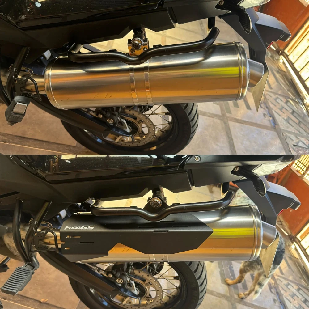 

Motorcycle Exhaust Heat Shield Cover Guard Anti-Scalding Protector For BMW F650GS Twin F700GS F800GS ADV Adventure 2008 - 2020