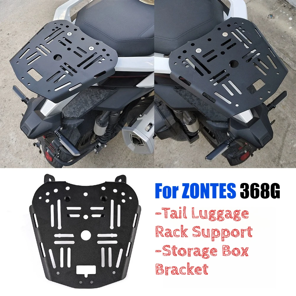 Hinterer Gepäckträger für Zontes 368G 368 G 368-G Motorrad Kofferraumplatte Aufbewahrungsbox Regalhalterung Heckgepäckträger Zubehör