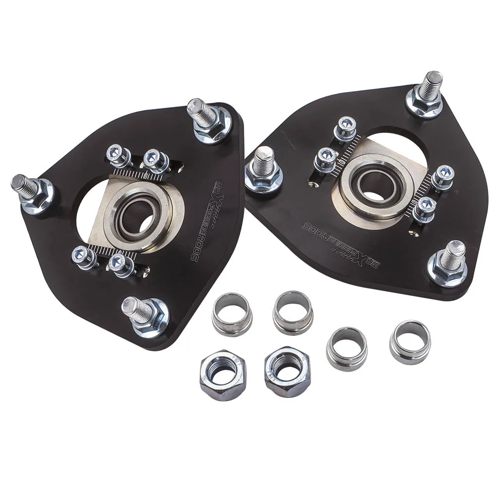 2x Suspension Top Mounts Front Camber Plate Upper Mount  for Nissan  S13  Silva  Japan Market  89-93
