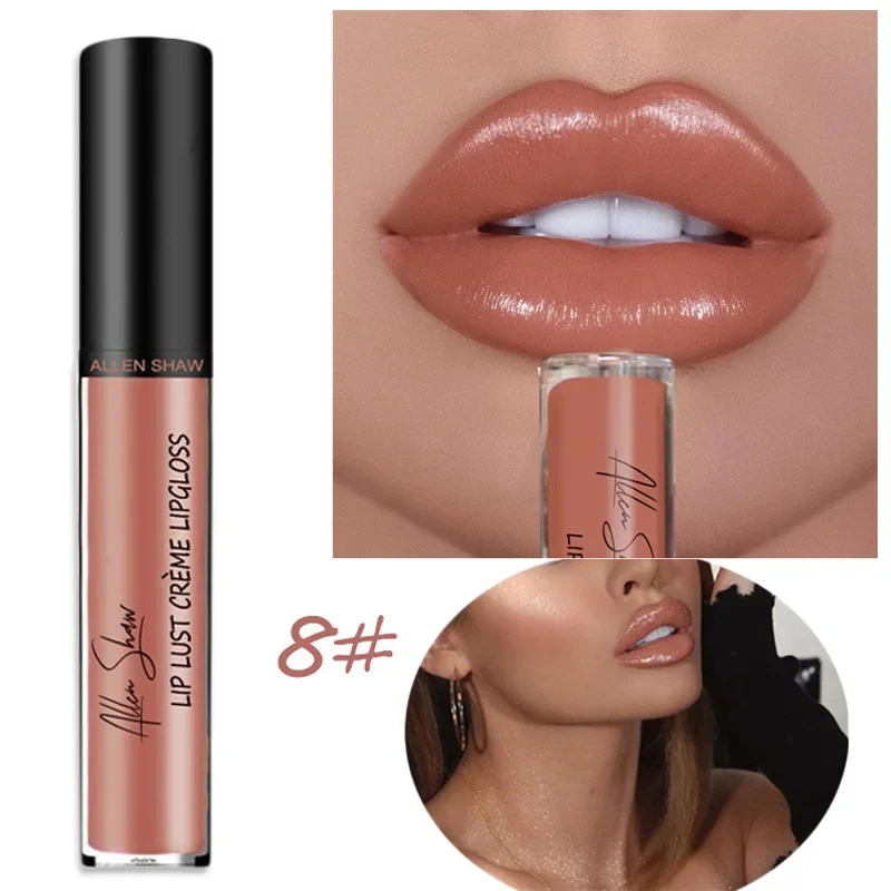 Liquid Lipstick Waterproof Shimmer Lip Gloss Tint Long Lasting Velvet Cream Lips Colors Matte Lipsticks Makeup Sexy 12 Colors