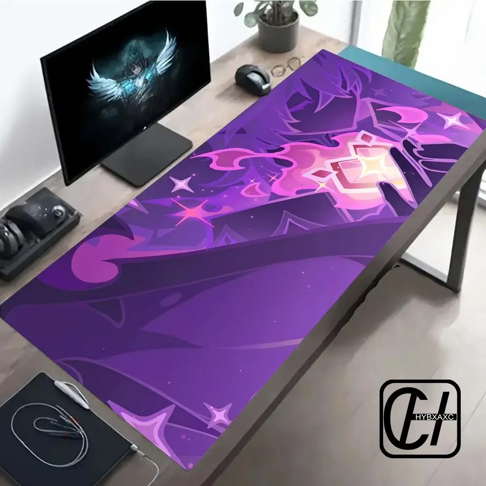 G-enshin Impact Character Pattern Game Mouse Pad Yae Miko Hu Tao Citlali Durin Arlecchino Computer Large Desk Pad HYBXXC