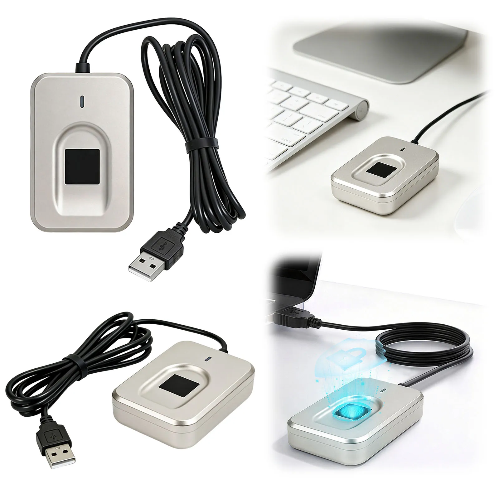 For Windows 10 11 Hello Biometrics Fingerprint Reader Auto Driver Setup Password-Free Fingerprints Scanner for PC Laptop