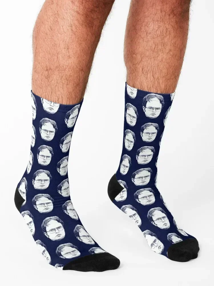 Dwight Schrute Socks professional running cute Rugby golf Women Socks Men's