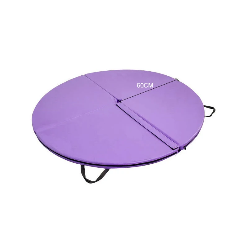 الجملة المخصصة المحمولة اللياقة البدنية طوي تحطم حصيرة معدات الرقص القطب السلامة #6