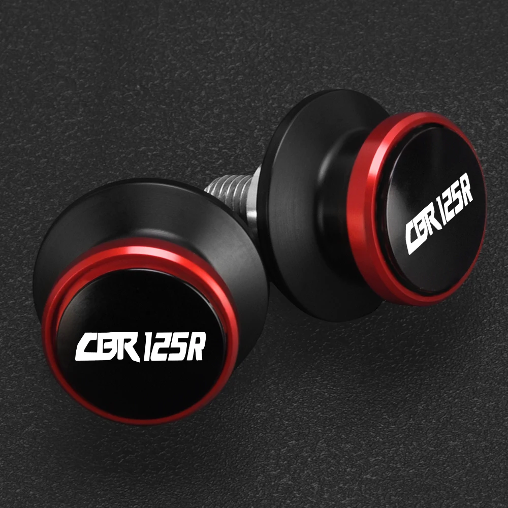 

For Honda CBR125R CBR125 CBR 125 R 125R 2004-2007 2008 2009 2010 Motorcycle Accessories 8MM Swingarm Spools Stand Screws Sliders